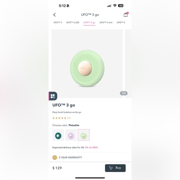 FOREO UFO 3 go - Picture 3 of 4